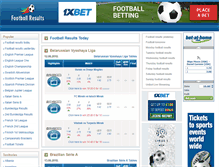 Tablet Screenshot of footballresults247.com